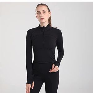 Women’s Long Sleeve Cropped Yoga Jacket